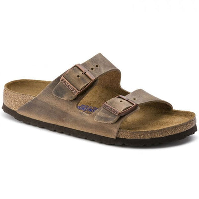 Arizona Soft Footbed Oiled Leather Apparel & Accessories Birkenstock Tobacco Brown 37 Regular/Wide
