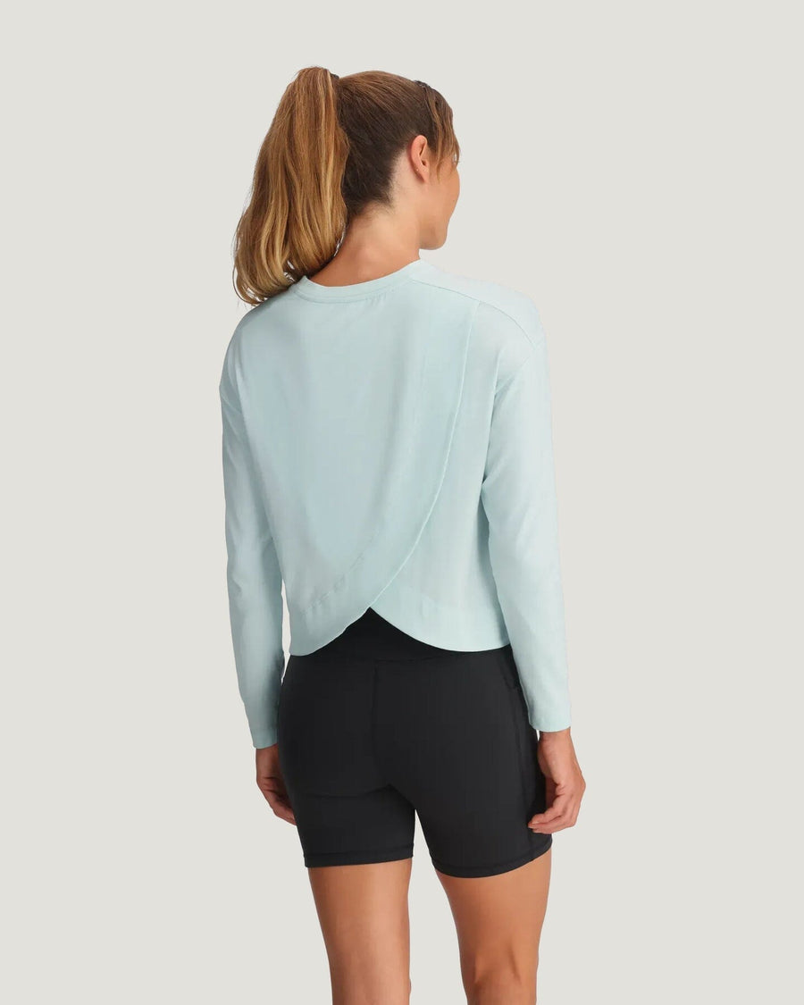 Free Fly Bamboo Shade Crossover Long Sleeve - Women's Shirts Free Fly