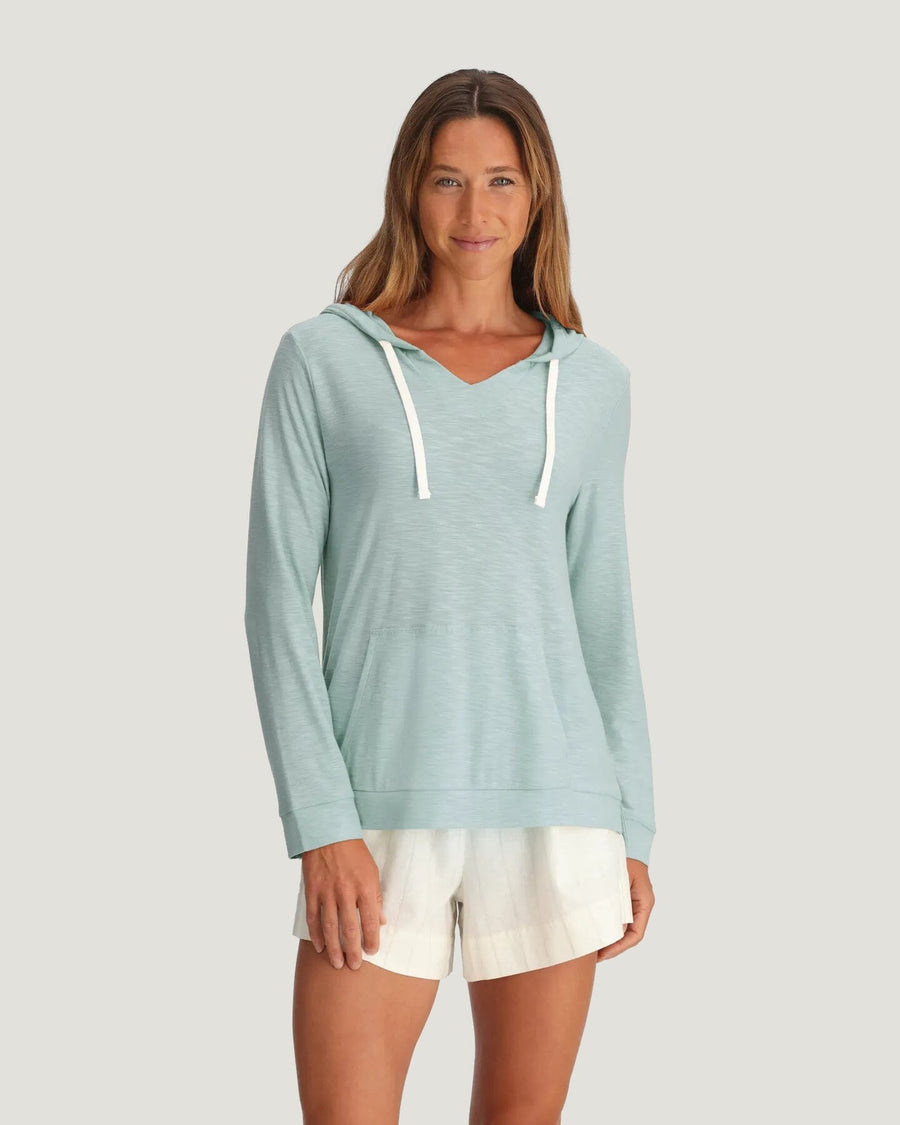 Free Fly Bamboo Slub Hoodie - Women's Hoodies and Sweatshirts Free Fly Tropic Sea XS