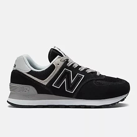 New Balance 574 Core Unisex Shoes New Balance Grey/White 2 Ws 5 / Ms 3.5
