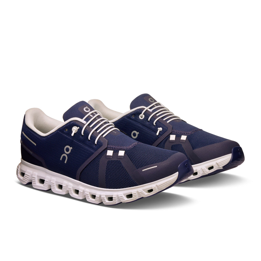 On Cloud 6 Men's Shoes in Midnight White lifestyle sneakers