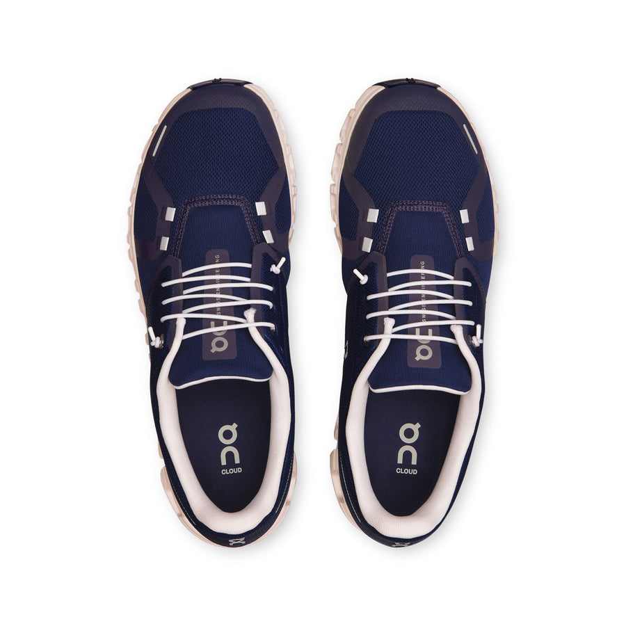 On Cloud 6 Men's Shoes in Midnight White lifestyle sneakers