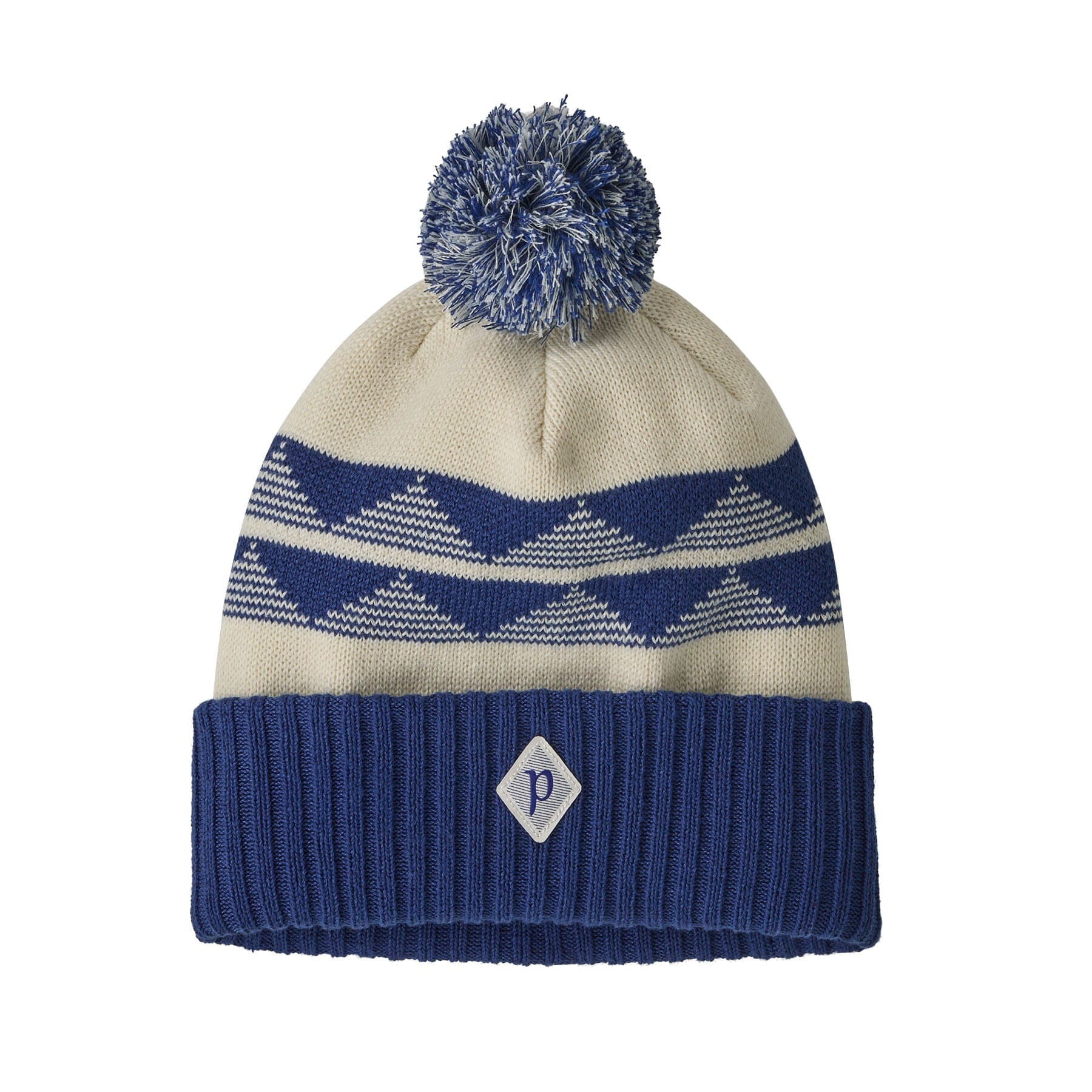 Patagonia Powder Town Beanie Men's Beanies Patagonia Hut Tripper Stripe: Birch White