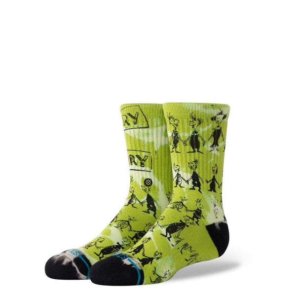 Chaussettes Stance Homme – Lizard King The Liz – Blanc/Violet/Vert – Taille M
