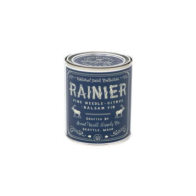 1/2 Pint National Parks Candle 8oz General Good & Well Supply Co. Rainier 8 oz