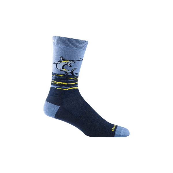 Darn Tough Spey Fly Crew Lightweight Cushion Sock - Men's Charcoal, L
