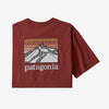 Patagonia Line Logo Ridge Pocket Responsibili-Tee General Patagonia XL Barn Red