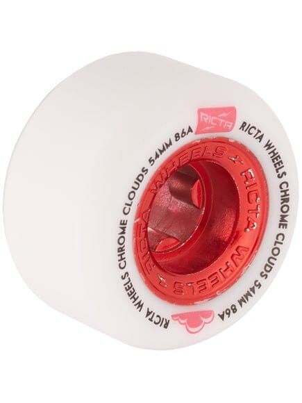 Ricta Wheels 54mm Clouds Red 86a General Eastern Skateboard Supply 