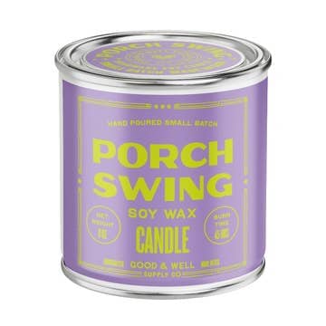 1/2 Pint National Parks Candle 8oz General Good & Well Supply Co. Porch Swing 8 oz