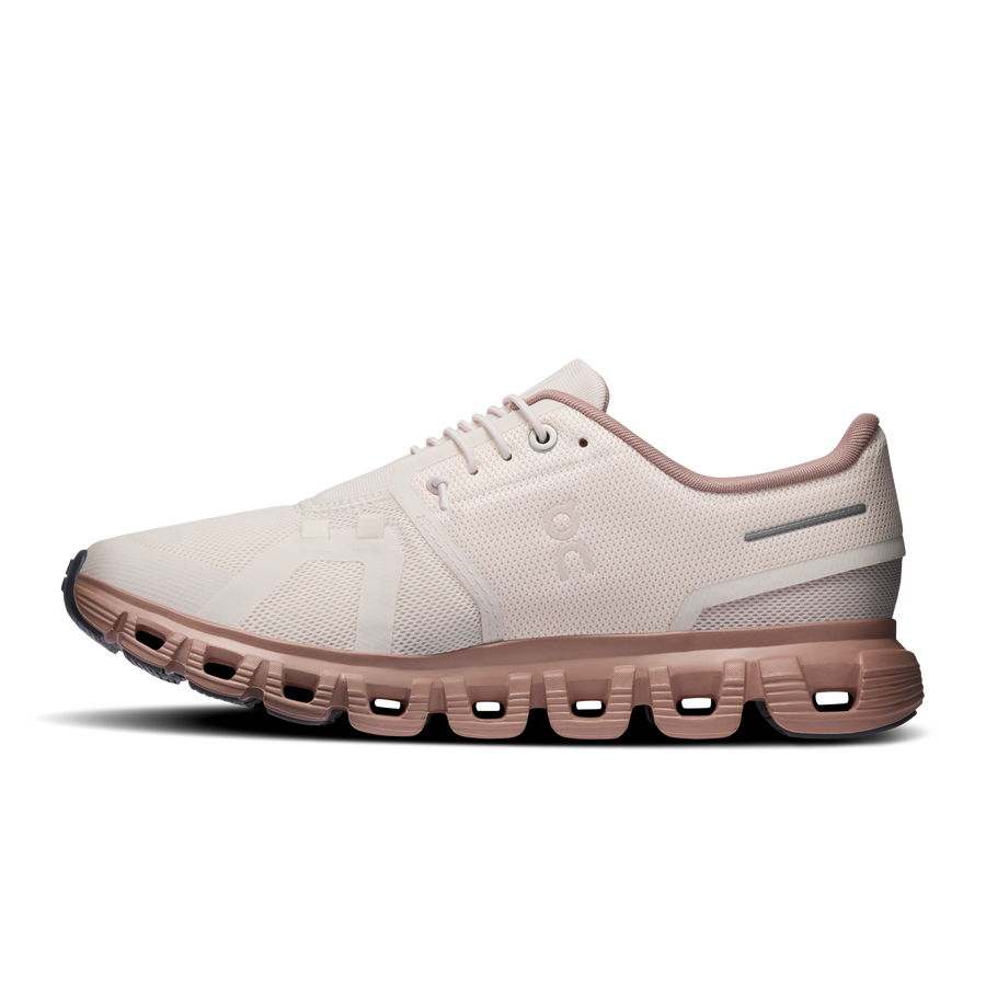 On Running Cloud 6 Women's Oyster/Biscuit everyday shoe