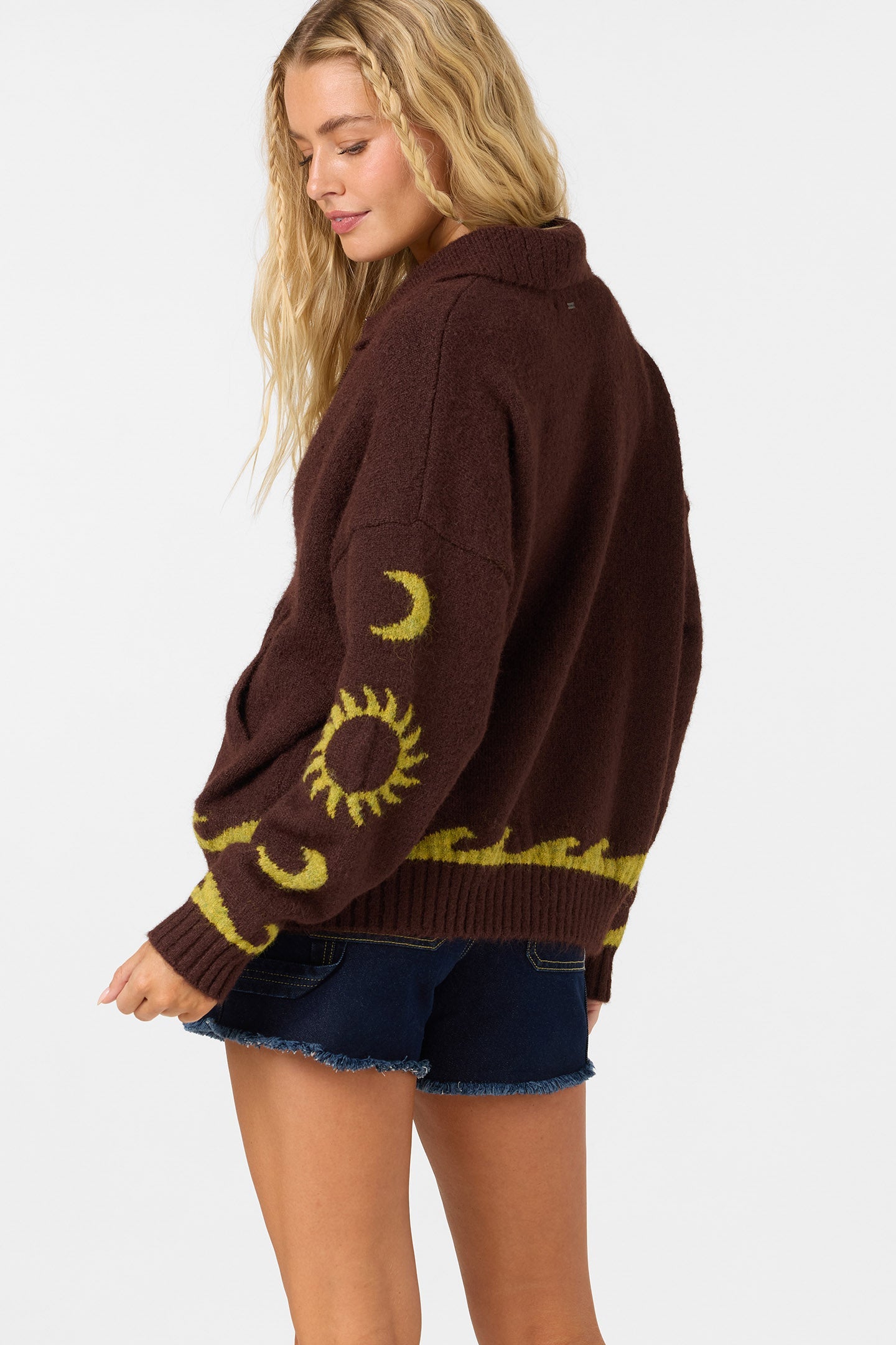 O'Neill Corrine Zip Up Long Sleeve Sweater