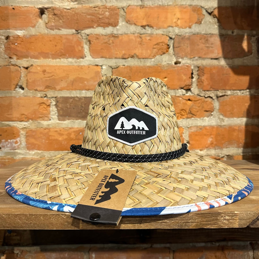 Apex Outfitter Backyard Straw Hat Hats Apex Outfitter & Board Co 