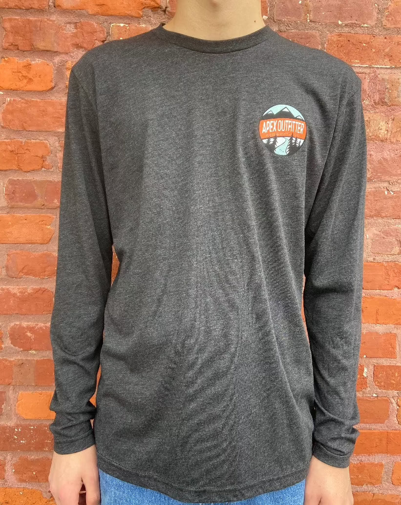 Apex Outfitter Circle Logo Long Sleeve T-Shirt General Apex Outfitter & Board Co 
