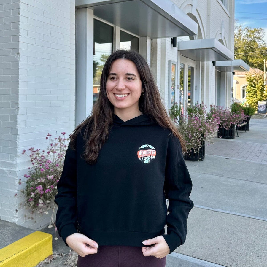 Apex Outfitter Women's Circle Logo Hoodie Hoodies and Sweatshirts Apex Outfitter & Board Co 