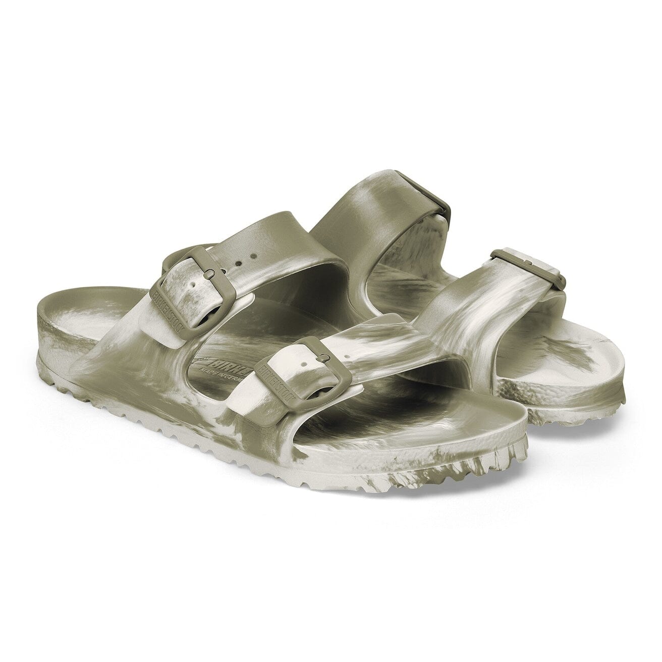Arizona EVA Sandals Birkenstock Khaki/Eggshell 36