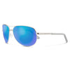 Aviator Apparel & Accessories Suncloud Optics Silver | Polarized Blue Mirror One Size