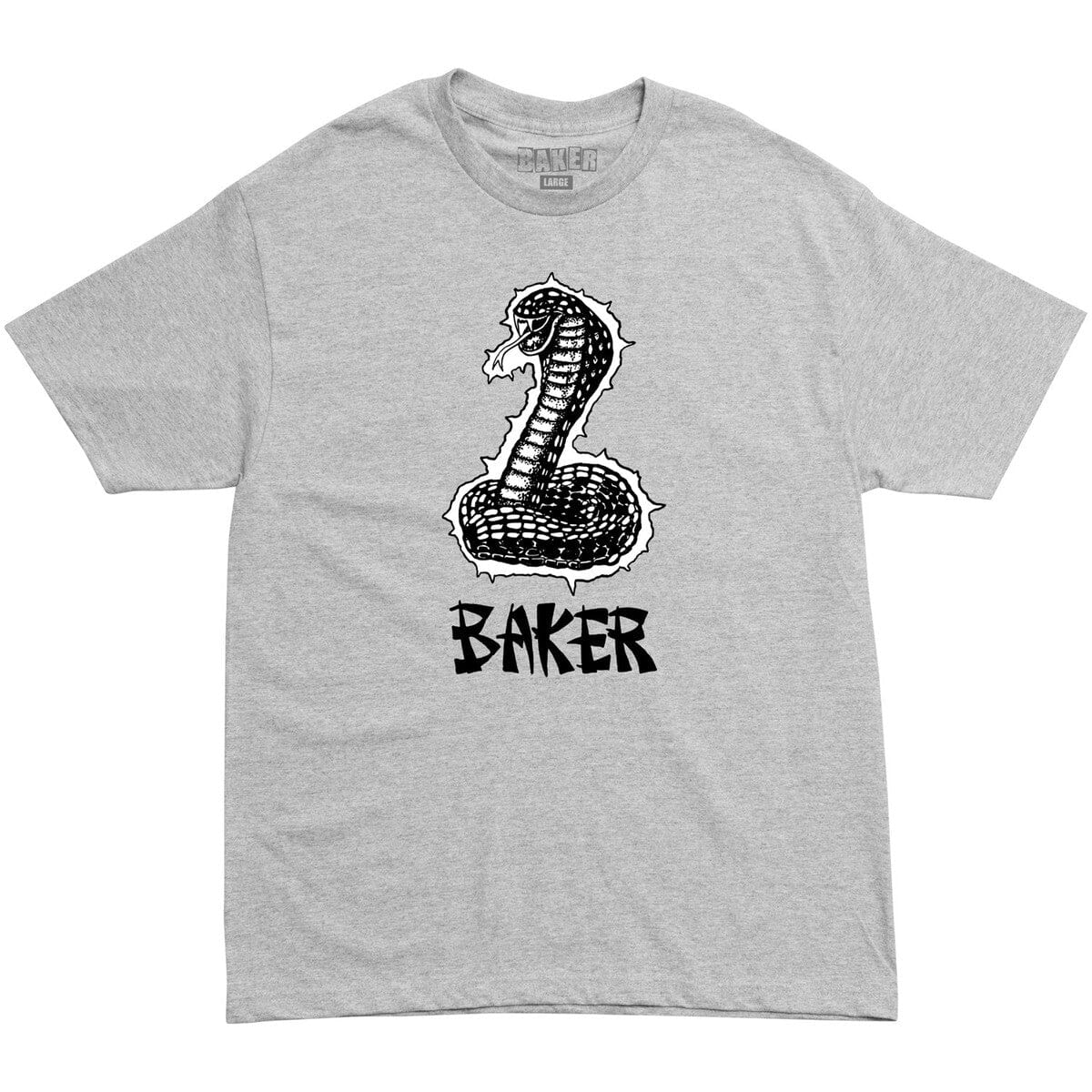 Baker Neurotoxin T-Shirt (Heather Grey) T-Shirt Eastern Skateboard Supply