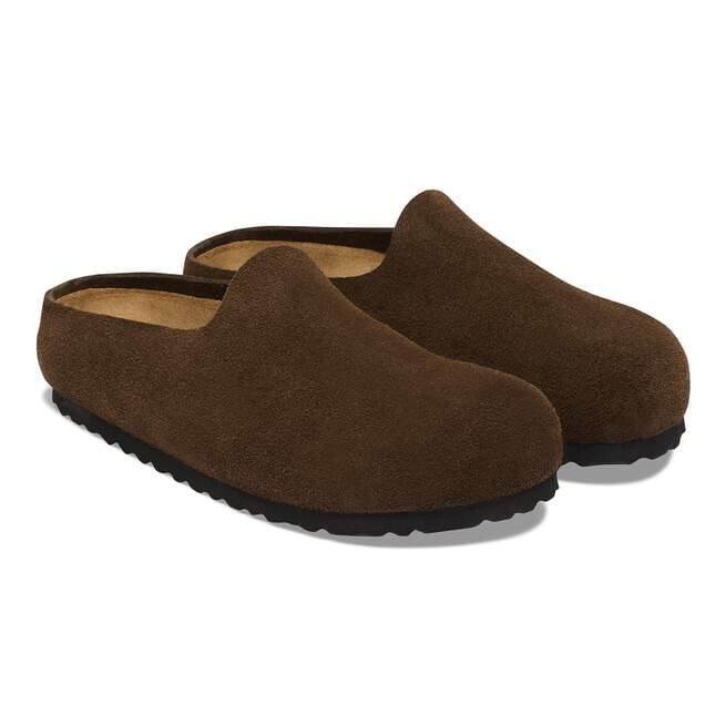 Birkenstock Amsterdam Wrapped Clog (Suede) Men's Casual Shoes Birkenstock 