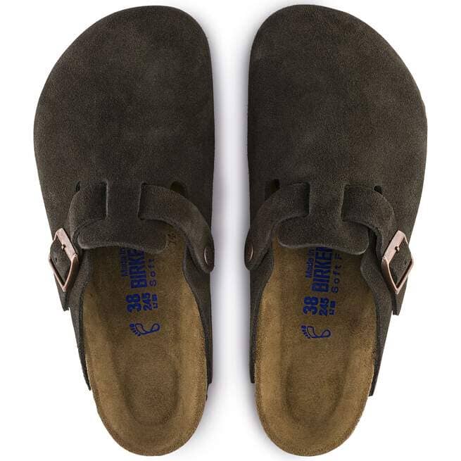 Birkenstock Boston Soft Footbed Clog Suede Clogs Birkenstock