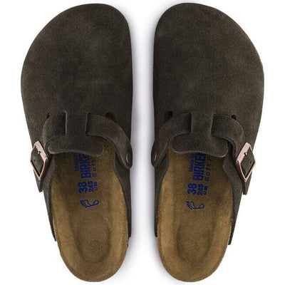 Birkenstock Boston Soft Footbed Clog Suede Clogs Birkenstock