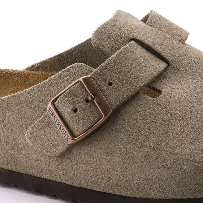 Birkenstock Boston Soft Footbed Clog Suede Clogs Birkenstock