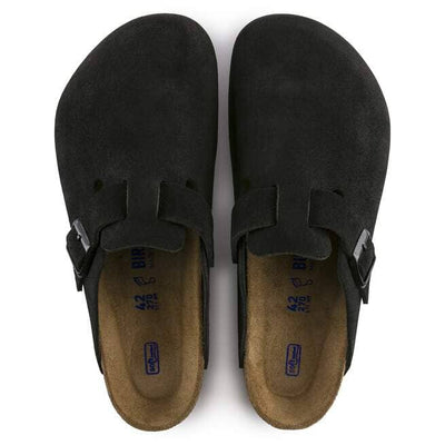 Birkenstock Boston Soft Footbed Clog Suede Clogs Birkenstock