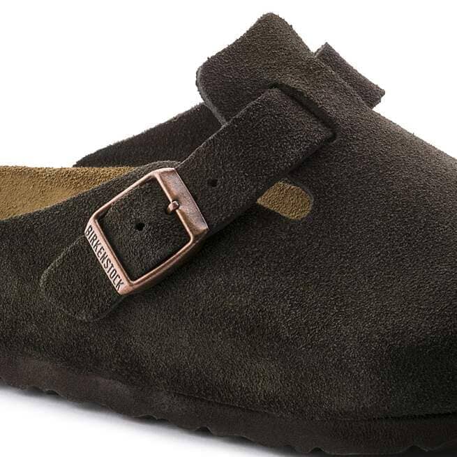 Birkenstock Boston Soft Footbed Clog Suede Clogs Birkenstock