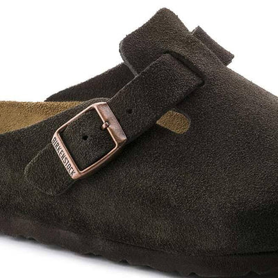 Birkenstock Boston Soft Footbed Clog Suede Clogs Birkenstock