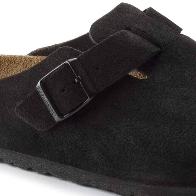 Birkenstock Boston Soft Footbed Clog Suede Clogs Birkenstock