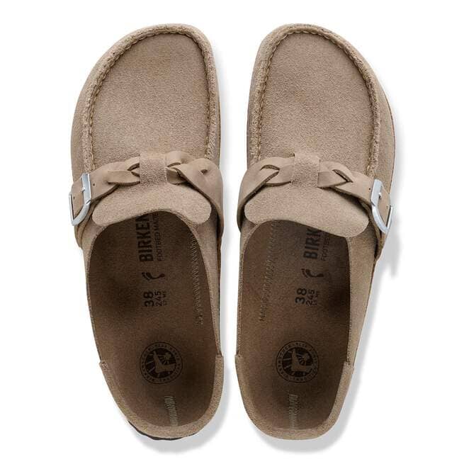 Birkenstock Buckley Braided Suede Leather Clogs Clogs Birkenstock