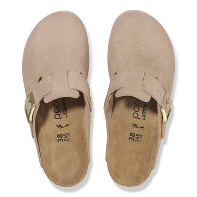 Birkenstock Fanny Suede Leather Wedge Clogs Clogs Birkenstock