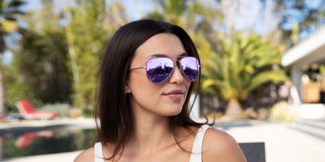 Blenders A Series Sunglasses Eyewear Blenders Lilac Lacey