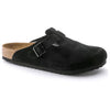 Boston Soft Footbed Suede Leather Apparel & Accessories Birkenstock Mocha 38 Regular/Wide