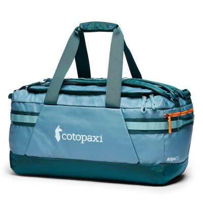 Cotopaxi Allpa Getaway 55L Duffel Travel Bags Cotopaxi Blue Spruce and Abyss