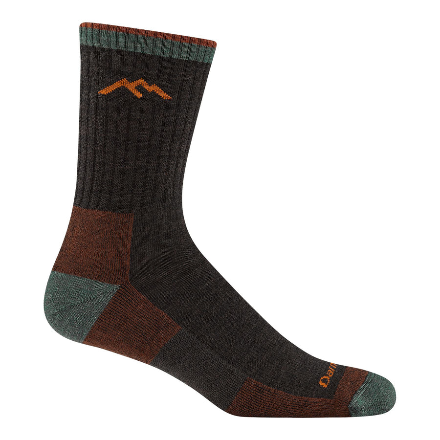 Darn Tough Hiker Micro Crew Midweight Hiking Socks - Men's General Darn Tough Vermont Walnut M 