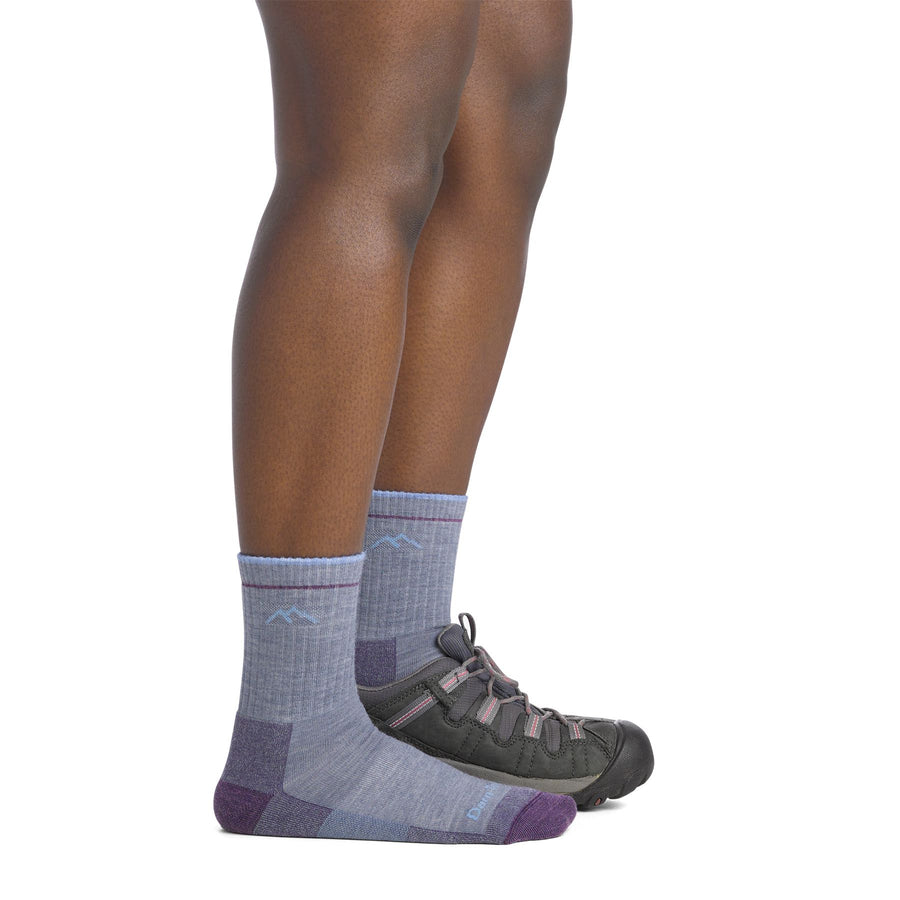 Darn Tough Micro Crew Midweight w/ Cushion Hiking Sock - Women's Women's Performance Socks Darn Tough Vermont Light Denim S 