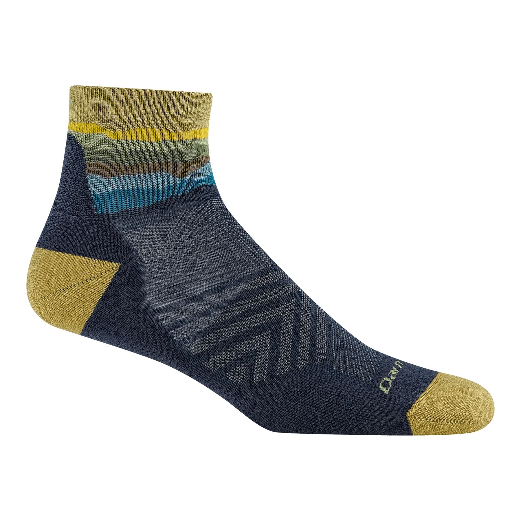 Darn Tough Run Quarter Ultra-Lightweight w/ Cushion Sock - Men's socks Darn Tough Vermont
