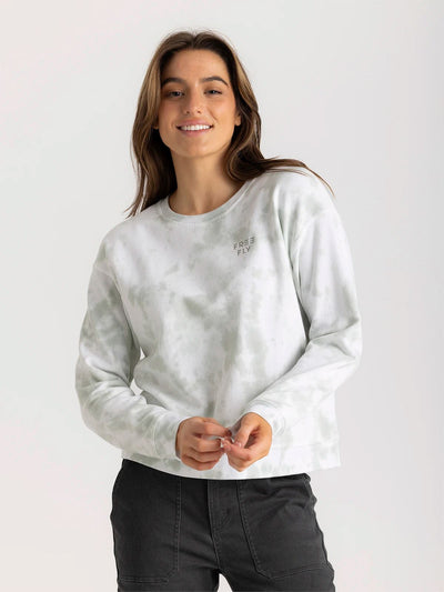 Embroidered Logo Fleece Crew - Women's General Free Fly