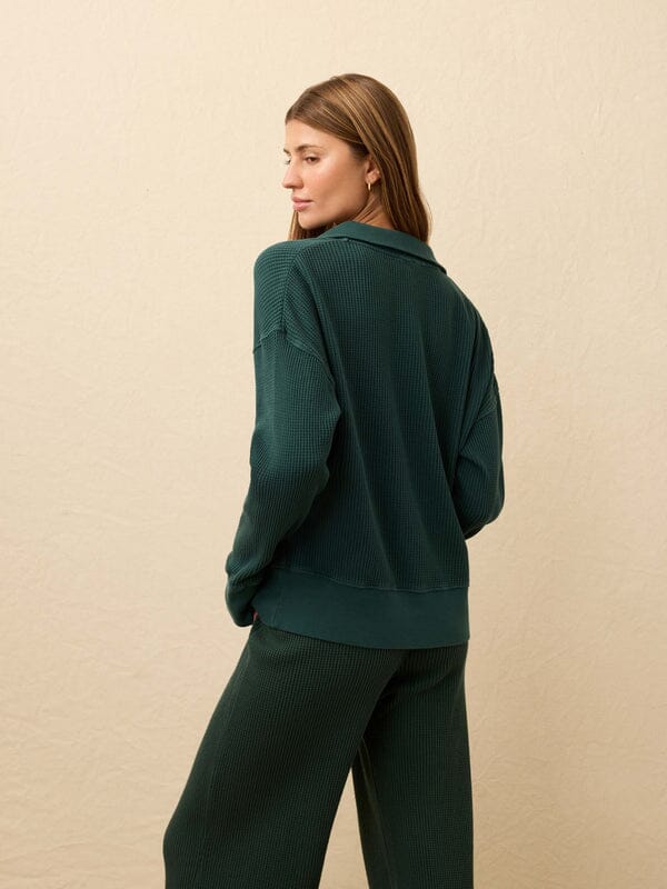 Faherty Apres Waffle Henley - Women's Shirts Faherty