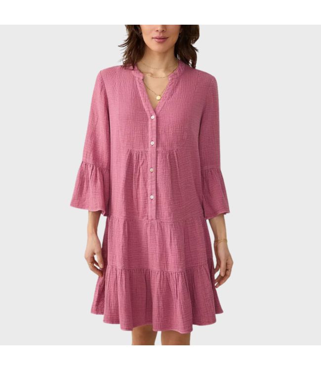 Faherty Dune Cotton Gauze Kasey Dress - Women's Women's Dresses Faherty 