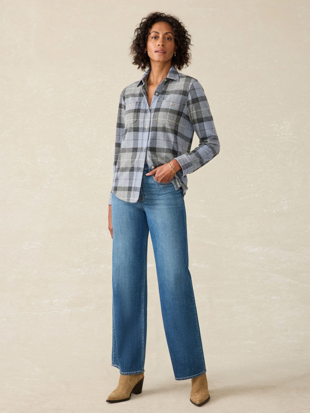 Faherty Legend Sweater Shirt - Women's Shirts Faherty