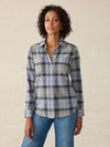 Faherty Legend Sweater Shirt - Women's Shirts Faherty True North Plaid XS 