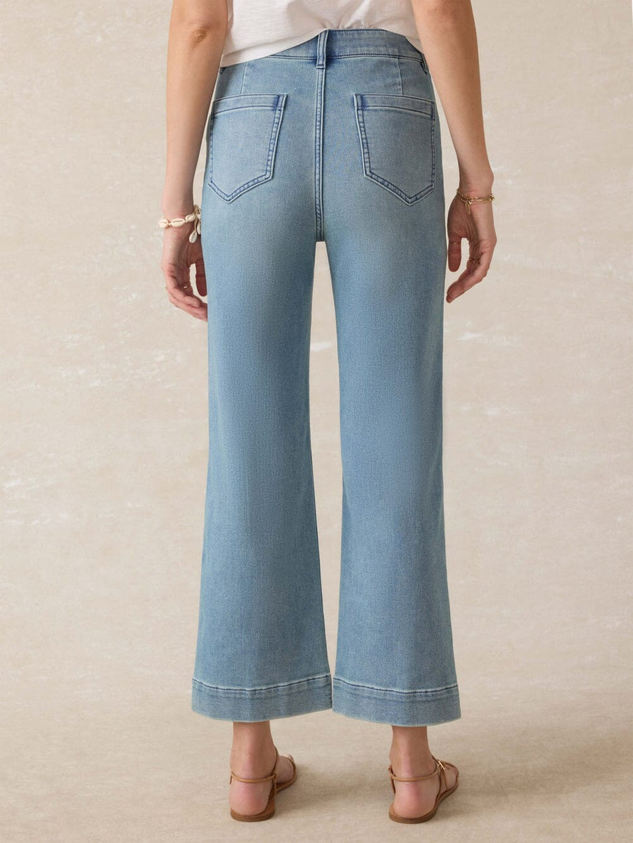 Faherty Stretch Terry Patch Pocket Ankle Pant - Women's Shorts Faherty 