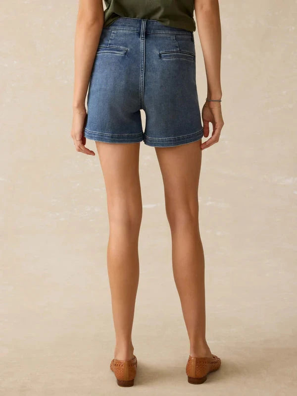 Faherty Stretch Terry Patch Pocket Short - Women's Shorts Faherty