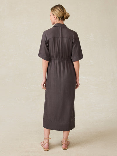 Faherty Topanga Drape Shirtdress - Women's Pants Faherty