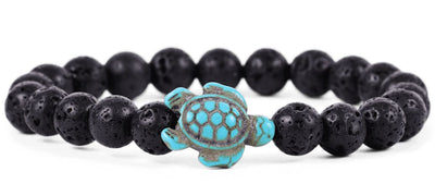 Fahlo The Journey Bracelet - Turtle Jewelry Fahlo Lava Stone