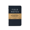 Field Notes Pitch Black Dot-Graph Memo Book 3-Pack General Field Notes 