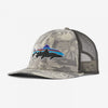 Fitz Roy Trout Trucker Hat Apparel & Accessories Patagonia Cliffs and Waves: Natural One Size