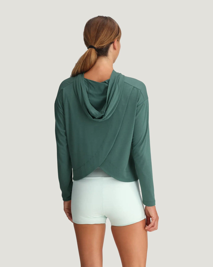 Free Fly Bamboo Shade Crossover Hoodie - Women's Hoodies and Sweatshirts Free Fly 
