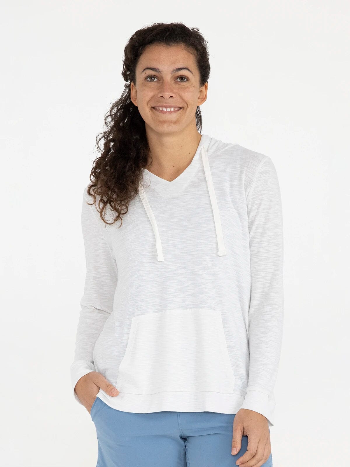 Free Fly Bamboo Slub Hoodie - Women's Hoodies and Sweatshirts Free Fly Sea Salt XS